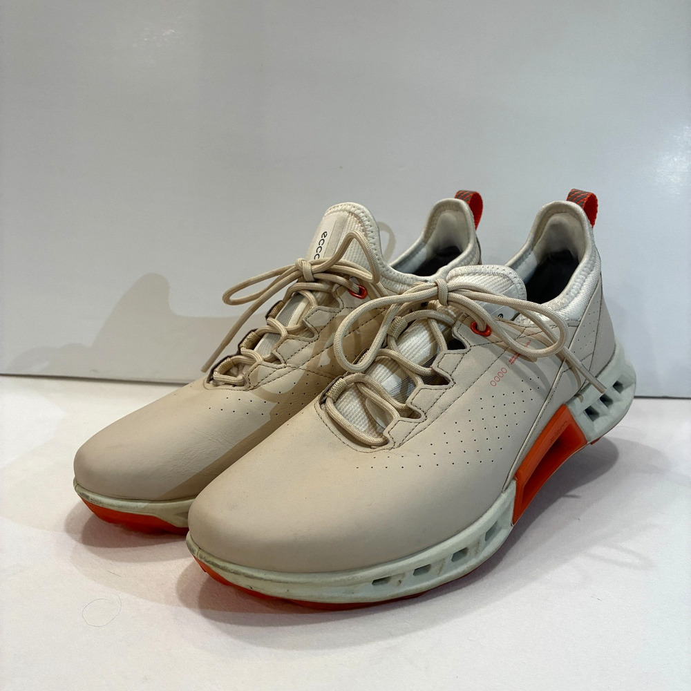 ecco Women's Golf Shoes Size 9-9.5US Color: Beige & Orange